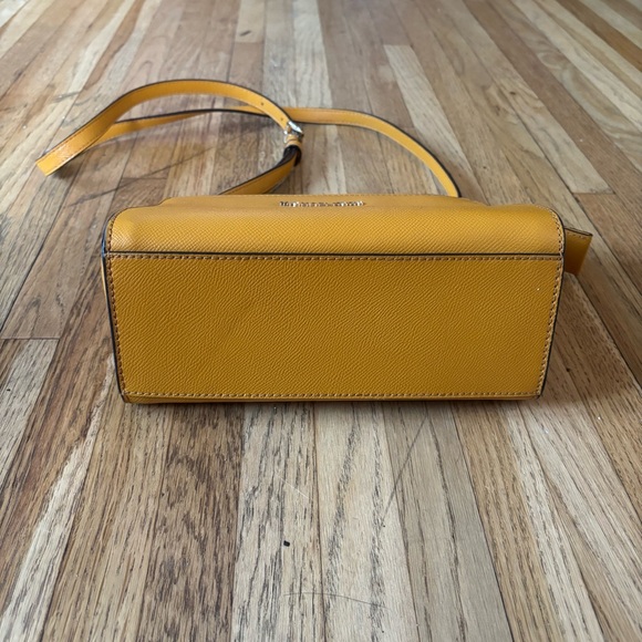 Michael Kors Sunflower Yellow Saffiano Leather Crossbody - Picture 4 of 8